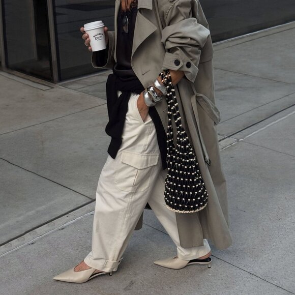 Zara nude slingback kitten heel - Picture 12 of 12